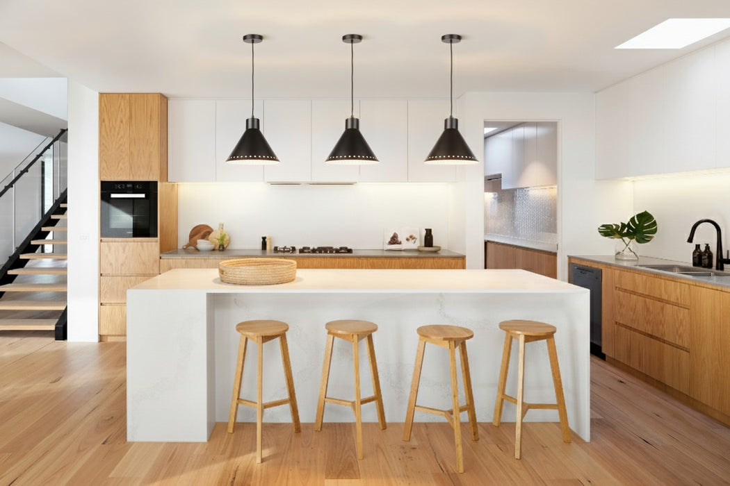 Canarm - IPL1237A01BK - One Light Pendant - Albie - Matte Black
