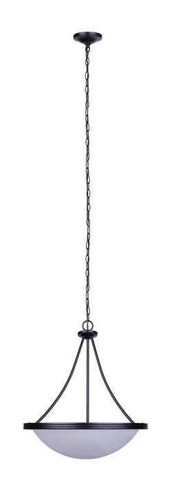 Canarm - ICH4118BK - Three Light Chandelier - Devon - Matte Black