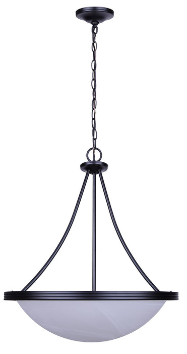 Canarm - ICH4118BK - Three Light Chandelier - Devon - Matte Black