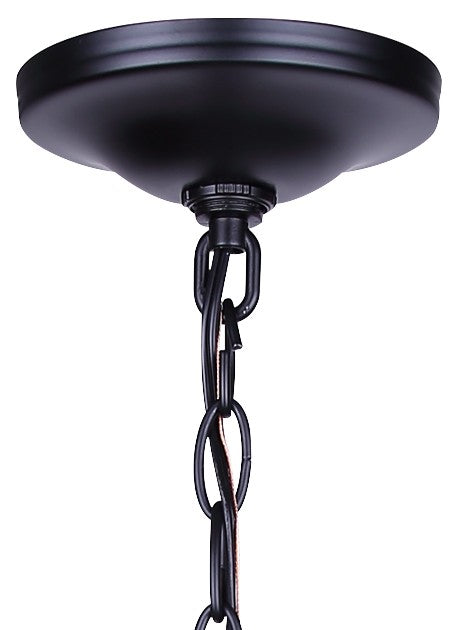 Canarm - ICH4118BK - Three Light Chandelier - Devon - Matte Black