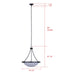 Canarm - ICH4118BK - Three Light Chandelier - Devon - Matte Black