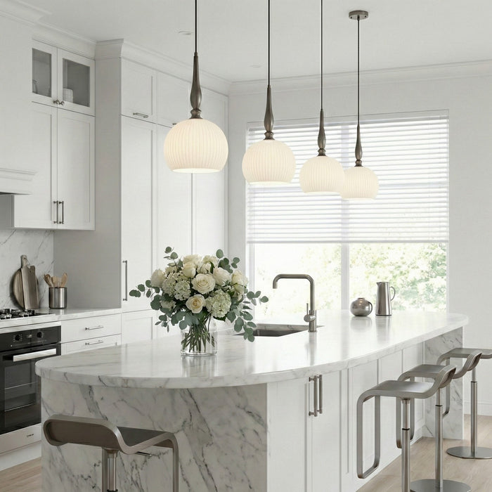 Artcraft - AC12110GR - One Light Pendant - Kate - Graphite