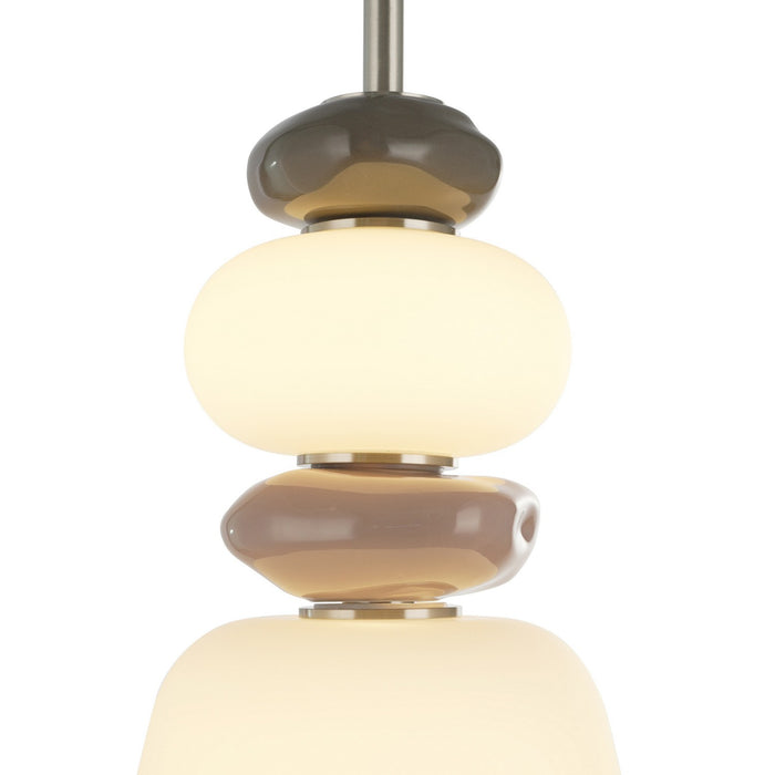 Artcraft - AC5071SN - LED Pendant - Strata - Satin Nickel