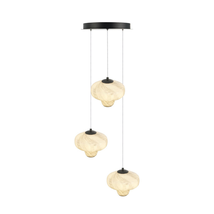 Artcraft - AC5083GR - LED Chandelier - Solara - Graphite