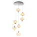 Artcraft - AC5087GR - LED Chandelier - Solara - Graphite