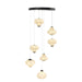 Artcraft - AC5087GR - LED Chandelier - Solara - Graphite