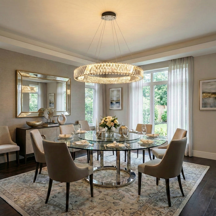 Artcraft - AC5132PN - LED Chandelier - Alya - Polished Nickel