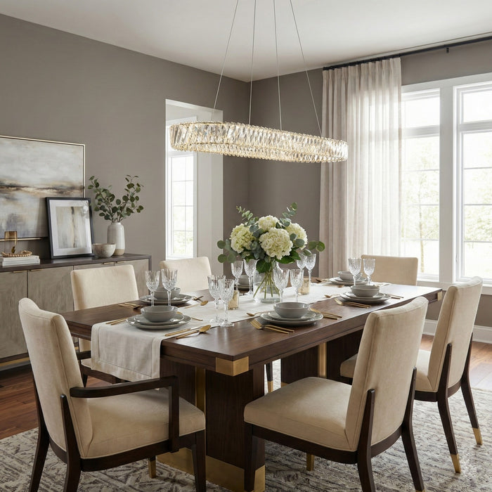 Artcraft - AC5133PN - LED Chandelier - Alya - Polished Nickel