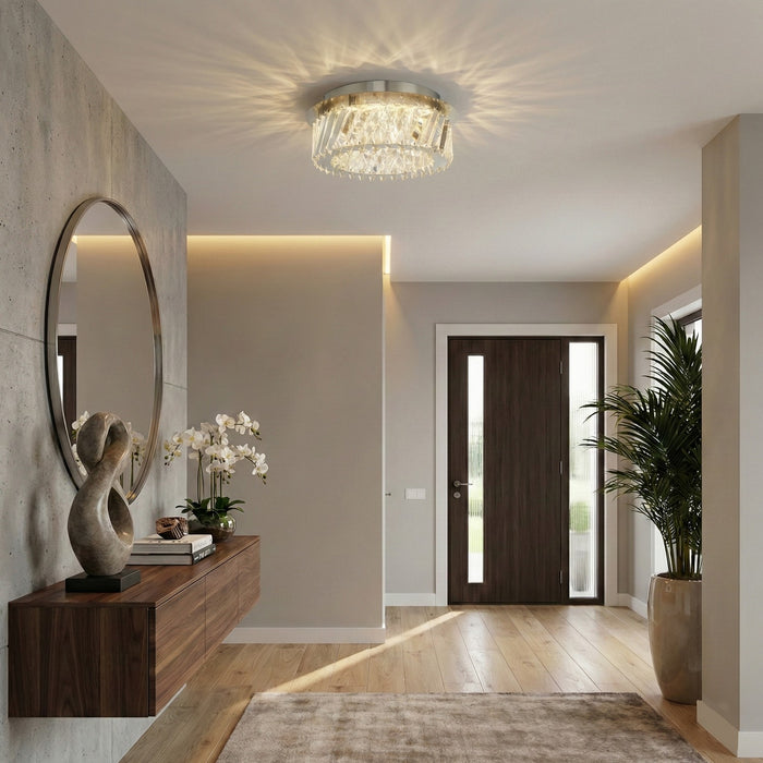 Artcraft - AC5134PN - LED Flushmount - Alya - Polished Nickel