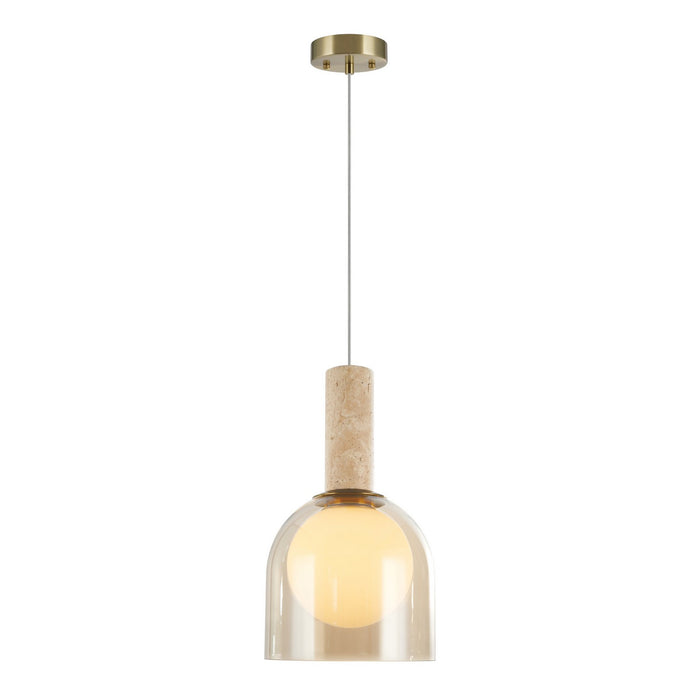 Artcraft - SC13380BR - One Light Pendant - Juna - Brass