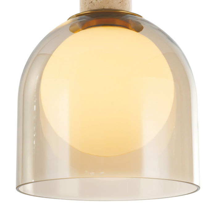 Artcraft - SC13384BR - Four Light Island Pendant - Juna - Brass