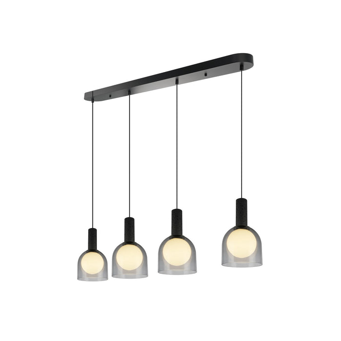 Artcraft - SC13384BK - Four Light Island Pendant - Juna - Black