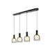 Artcraft - SC13384BK - Four Light Island Pendant - Juna - Black