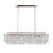 Artcraft - AC12070PN - 12 Light Linear Pendant - Avara - Polished Nickel