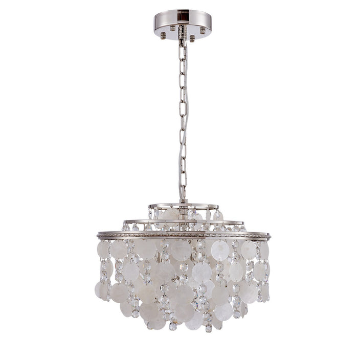 Artcraft - AC12072PN - Six Light Chandelier - Avara - Polished Nickel