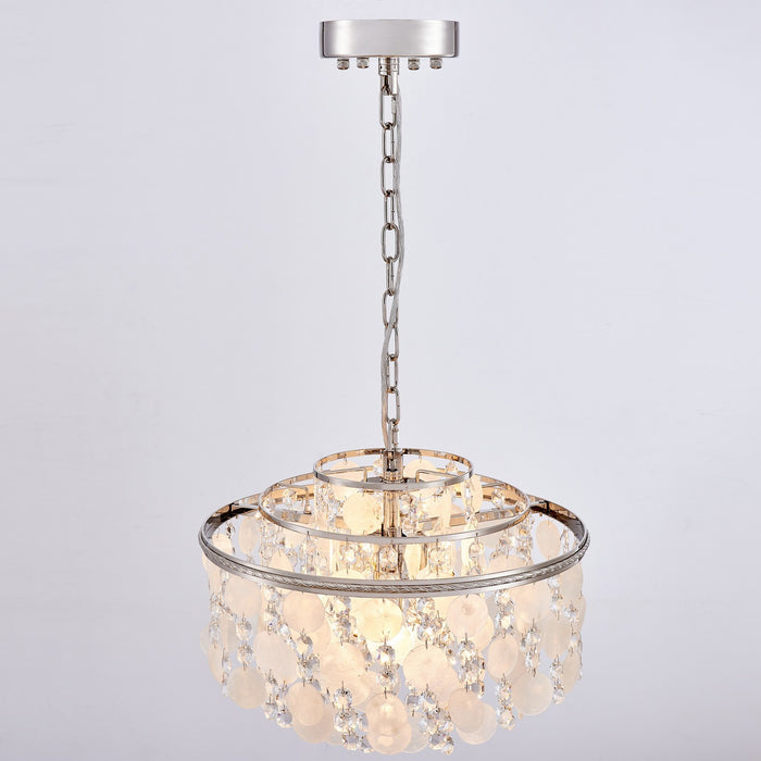 Artcraft - AC12072PN - Six Light Chandelier - Avara - Polished Nickel