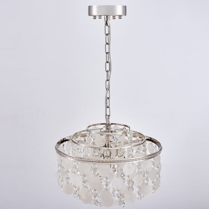 Artcraft - AC12072PN - Six Light Chandelier - Avara - Polished Nickel