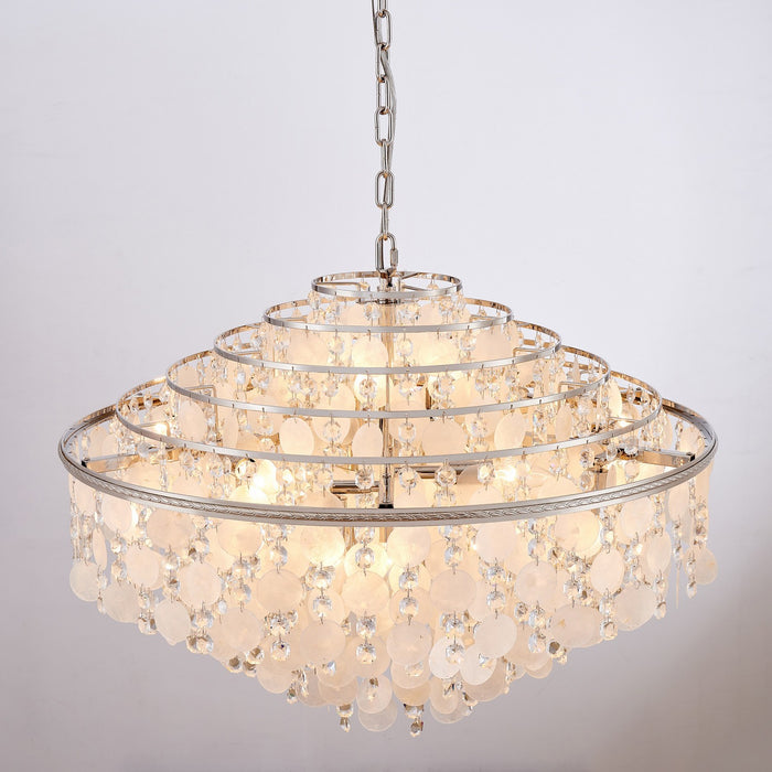 Artcraft - AC12074PN - 24 Light Chandelier - Avara - Polished Nickel