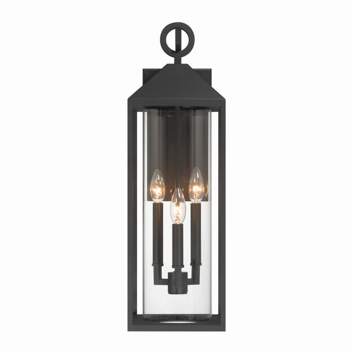 Artcraft - AC8982BK - Three Light Outdoor Lantern - Portside - Black