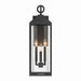 Artcraft - AC8982BK - Three Light Outdoor Lantern - Portside - Black