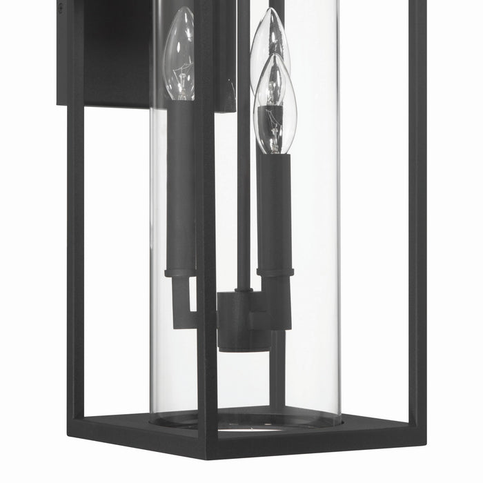 Artcraft - AC8982BK - Three Light Outdoor Lantern - Portside - Black