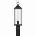 Artcraft - AC8983BK - One Light Outdoor Post Mount - Portside - Black