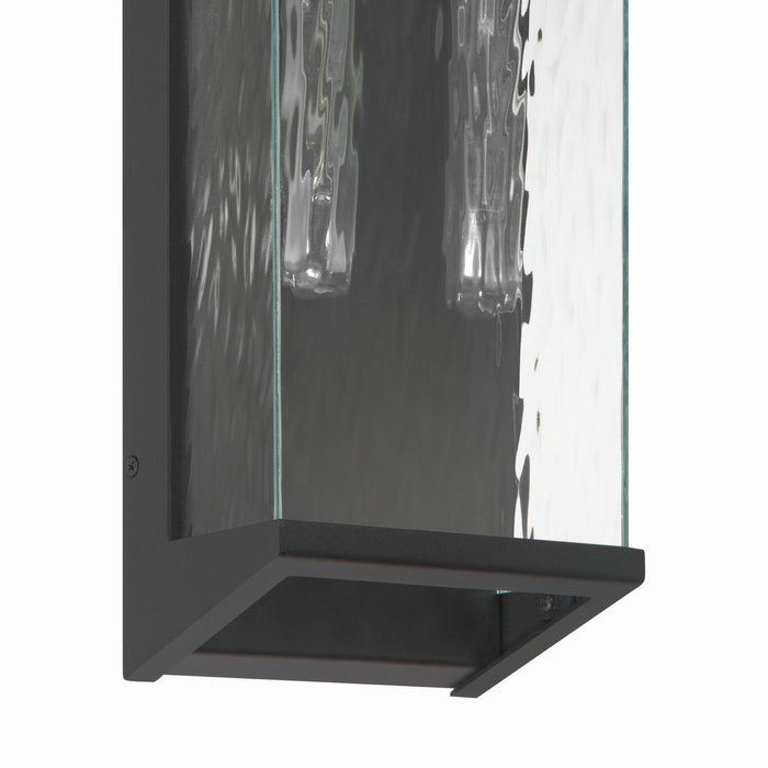 Artcraft - AC9281BK - Two Light Outdoor Lantern - Azure - Black