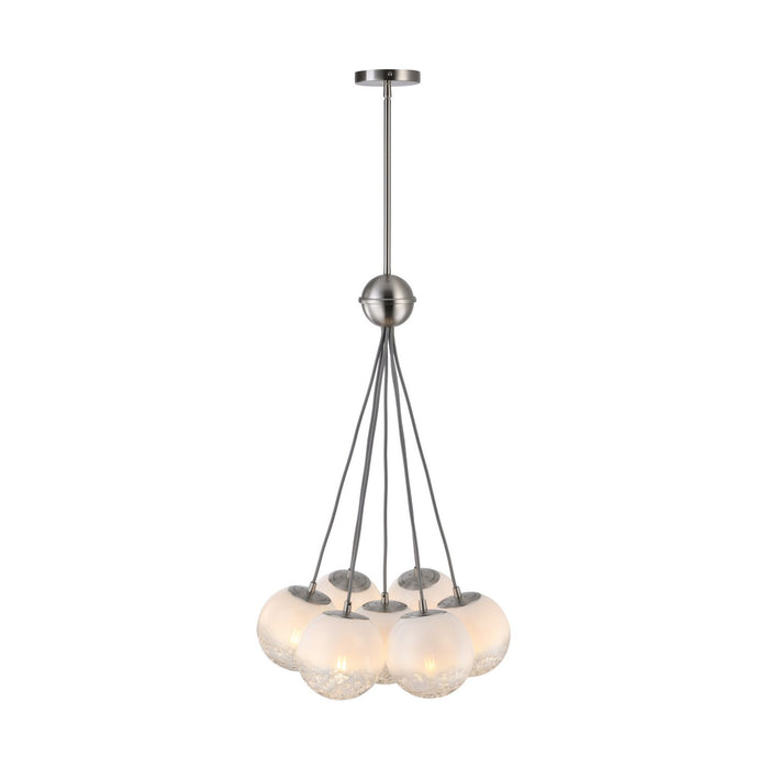 Artcraft - AC12247SN - Seven Light Lantern - Moonlight - Satin Nickel
