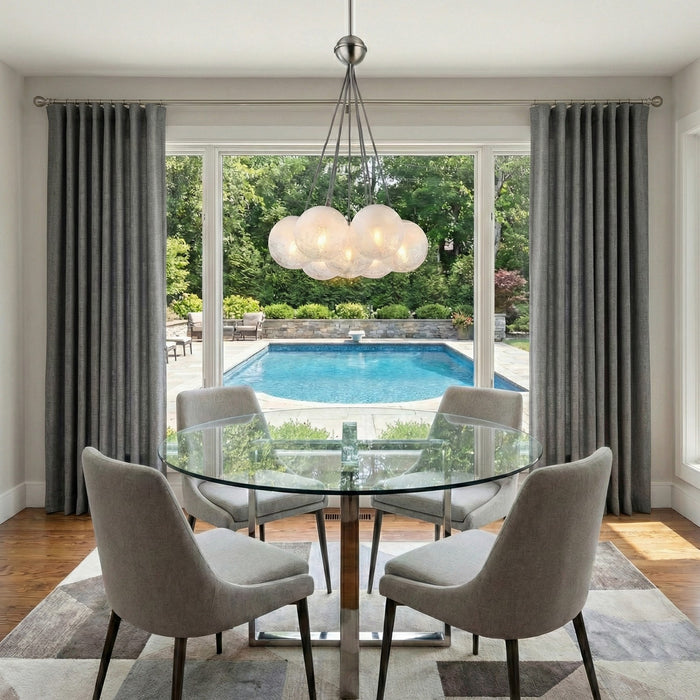 Artcraft - AC12247SN - Seven Light Lantern - Moonlight - Satin Nickel