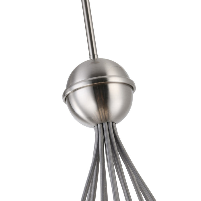 Artcraft - AC12242SN - 12 Light Lantern - Moonlight - Satin Nickel
