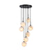 Artcraft - AC12287BK - Seven Light Lantern - Nightfall - Black