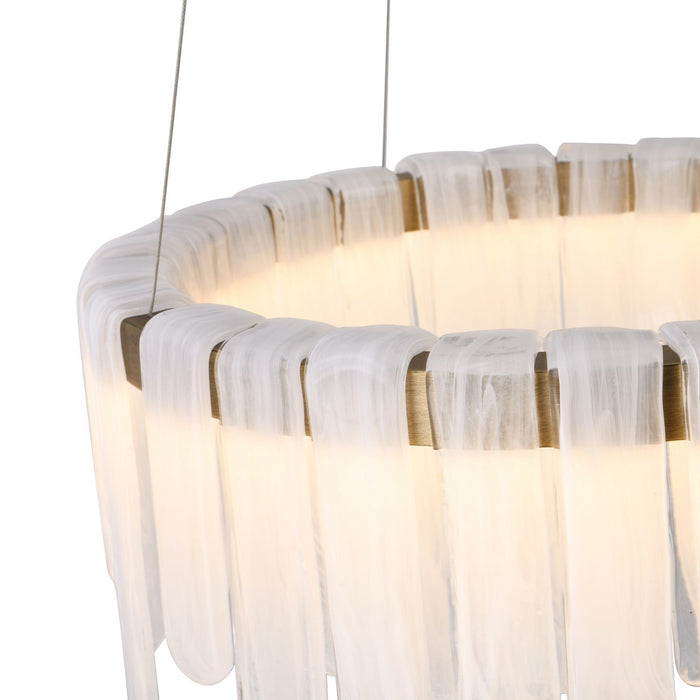 Artcraft - AC6123LB - LED Lantern - Roselle - Legacy Brass