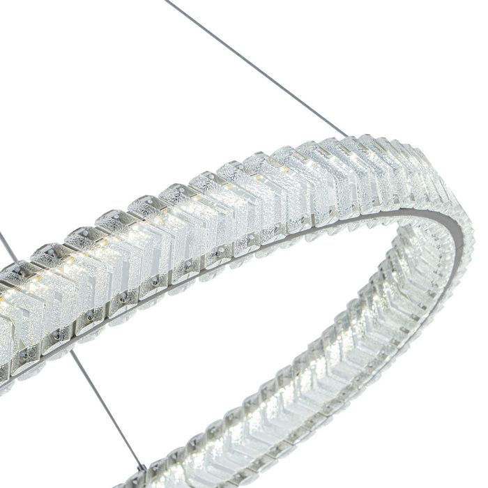 Artcraft - AC5051BN - LED Pendant - Chevron - Brushed Nickel