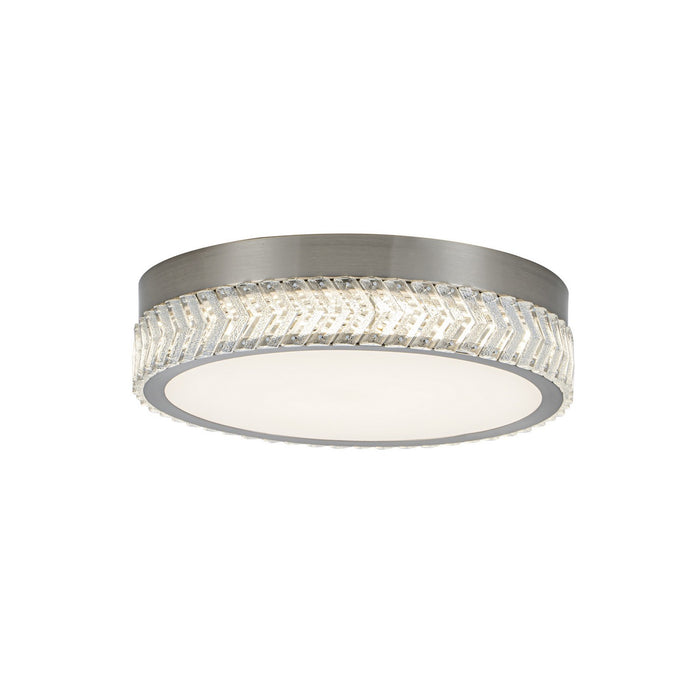 Artcraft - AC5057BN - LED Flushmount - Chevron - Brushed Nickel