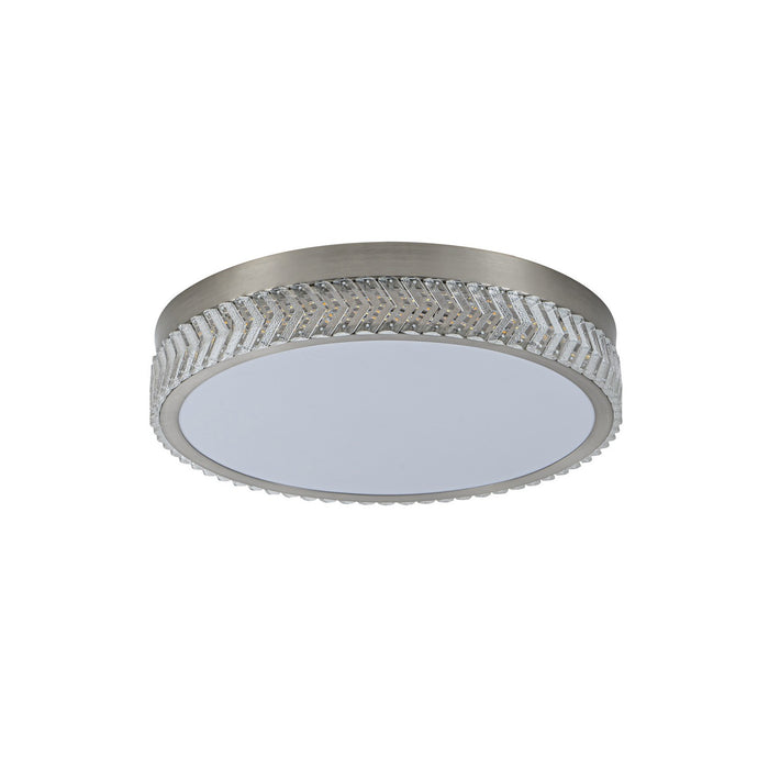 Artcraft - AC5058BN - LED Flushmount - Chevron - Brushed Nickel