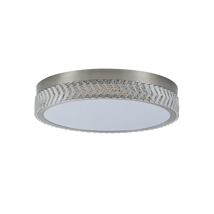 Artcraft - AC5058BN - LED Flushmount - Chevron - Brushed Nickel
