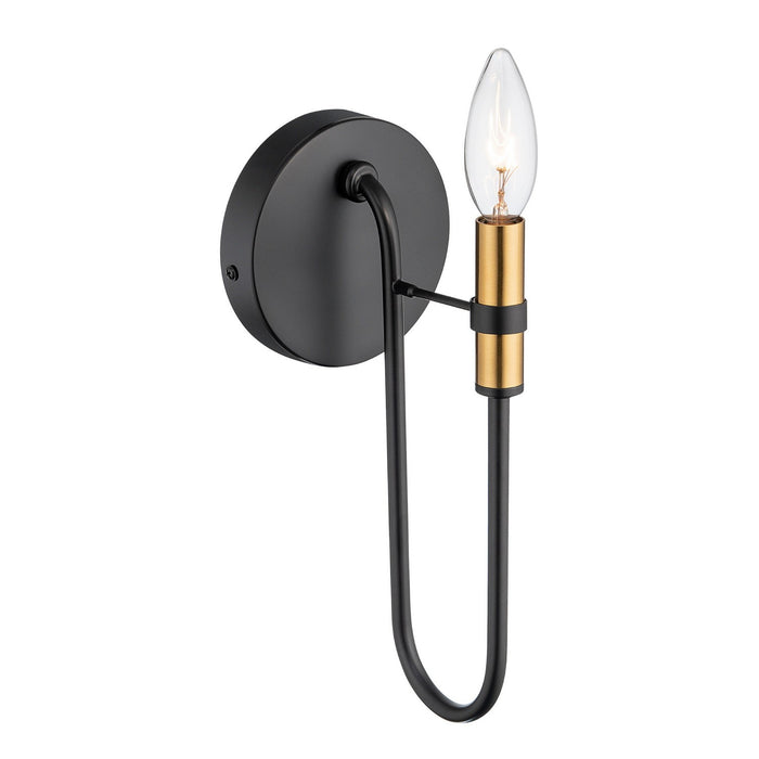 Artcraft - AC12221BB - One Light Wall Bracket - Foundry - Black