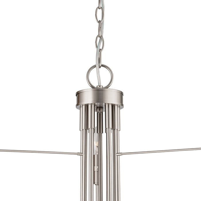 Artcraft - AC12229BN - Nine Light Chandelier - Foundry - Brushed Nickel