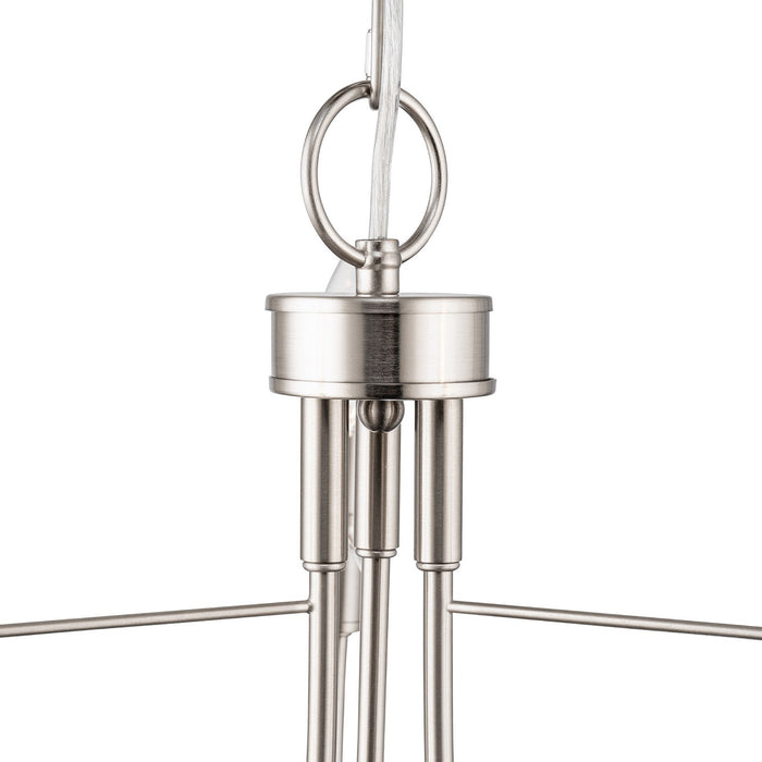 Artcraft - AC12223BN - Three Light Lantern - Foundry - Brushed Nickel