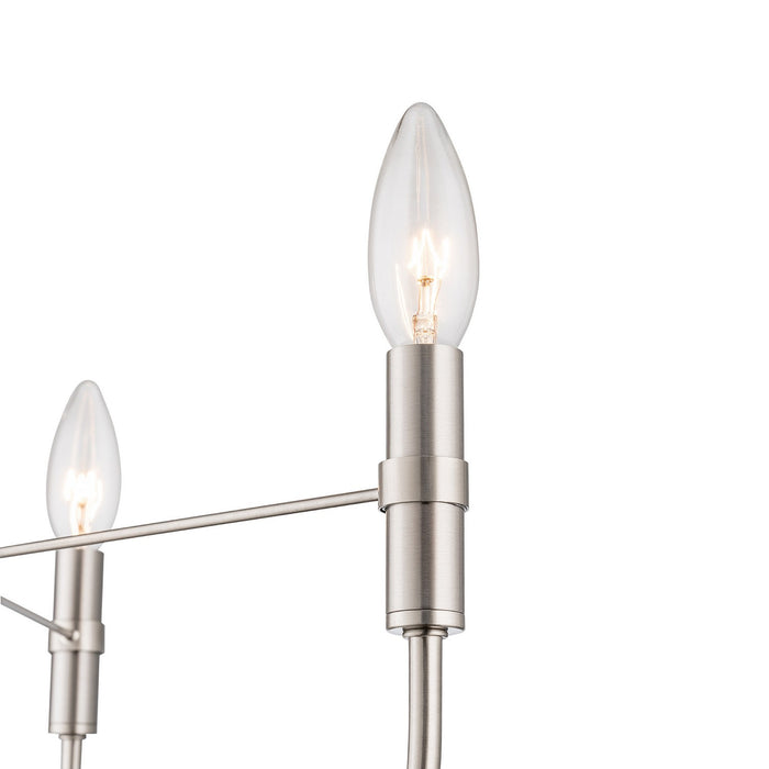 Artcraft - AC12223BN - Three Light Lantern - Foundry - Brushed Nickel