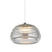 Artcraft - AC5010SM - LED Pendant - Haze - Black/Smoke