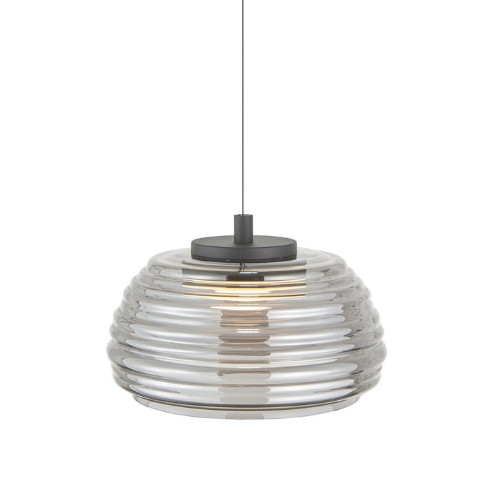Artcraft - AC5010SM - LED Pendant - Haze - Black/Smoke
