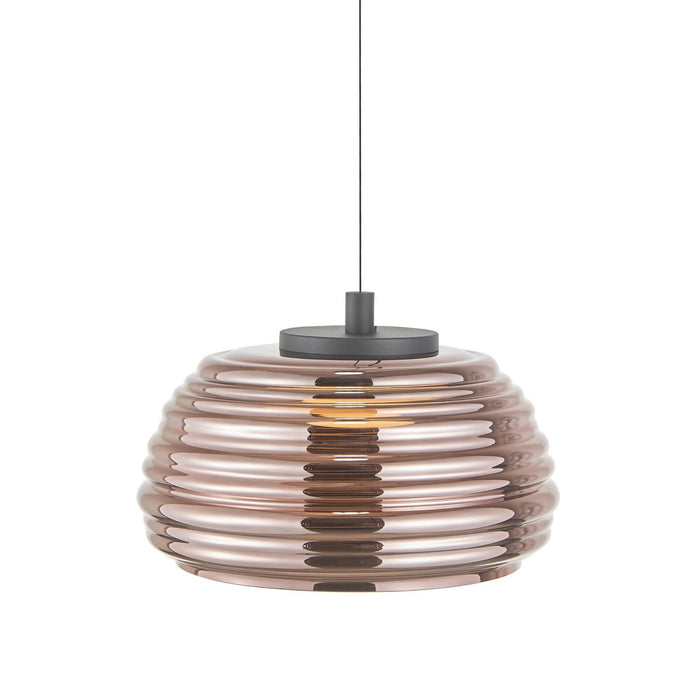 Artcraft - AC5010EC - LED Pendant - Haze - Black/Espresso Copper