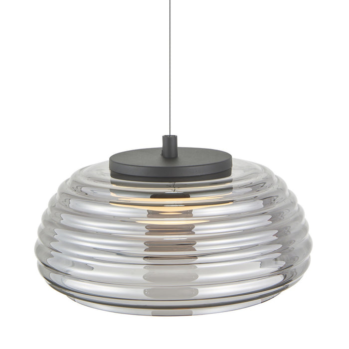 Artcraft - AC5011SM - LED Pendant - Haze - Black/Smoke