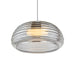 Artcraft - AC5011SM - LED Pendant - Haze - Black/Smoke