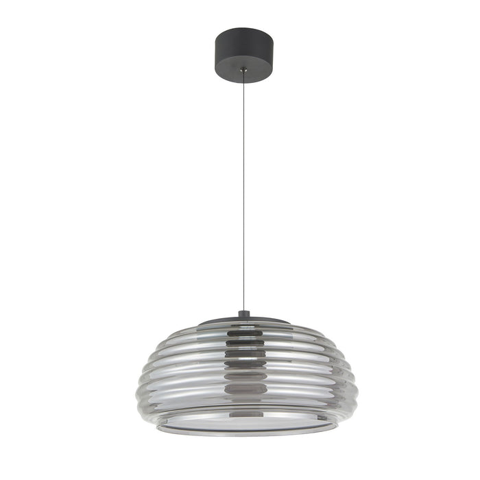 Artcraft - AC5011SM - LED Pendant - Haze - Black/Smoke