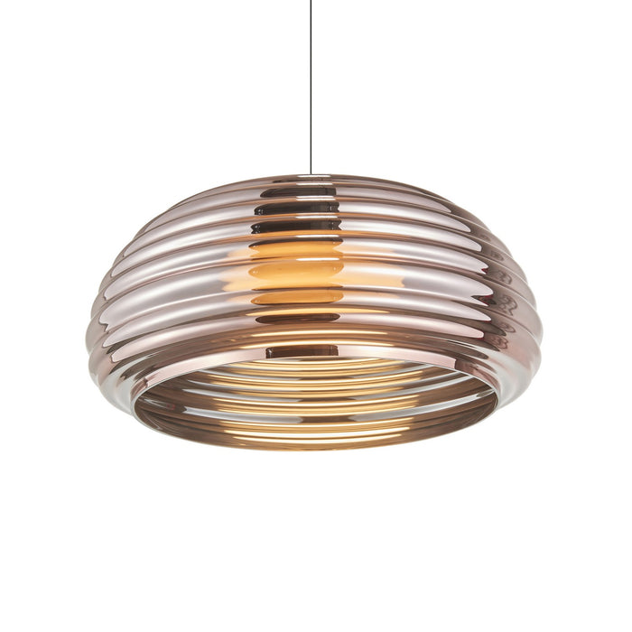 Artcraft - AC5011EC - LED Pendant - Haze - Black/Espresso Copper