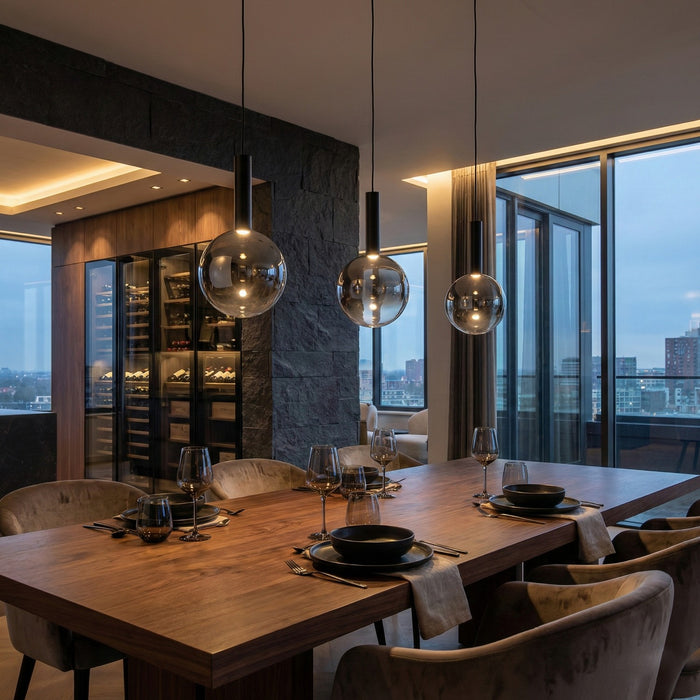 Artcraft - AC5001BK - LED Pendant - Modella - Black