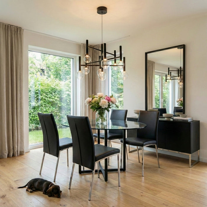 Artcraft - AC6859BK - LED Chandelier - Terra - Black