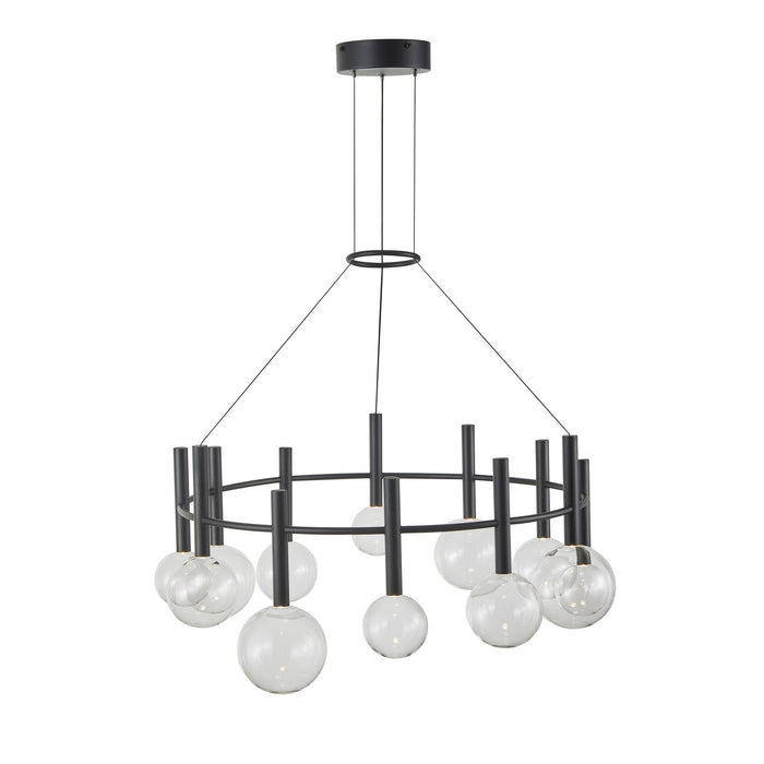 Artcraft - AC6852BK - LED Chandelier - Terra - Black
